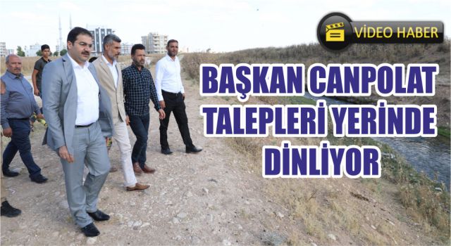 Canpolat, Konuklu'da sorunları dinledi