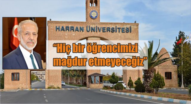 Harran Üniversitesi'nde sınav heyecanı!