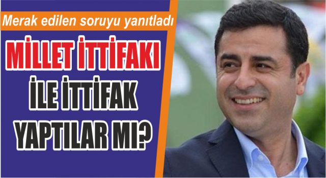 Selahattin Demirtaş son noktayı koydu!