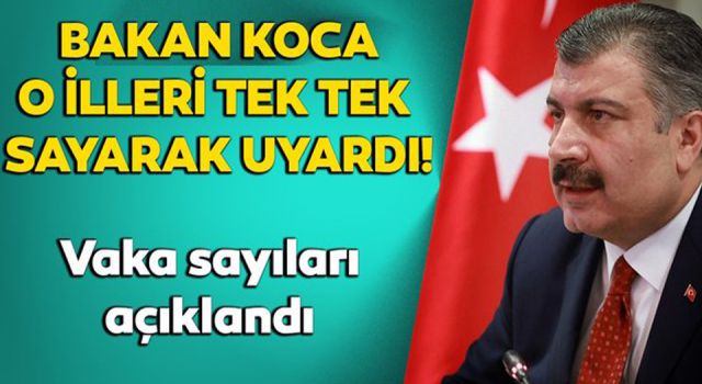 Bakan Koca Urfa'yı uyardı!