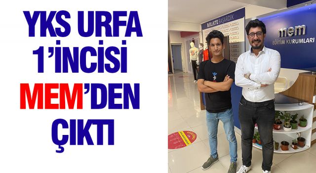 Urfa'da MEM'in büyük başarısı...