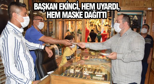 Başkan Ekinci esnafı denetledi