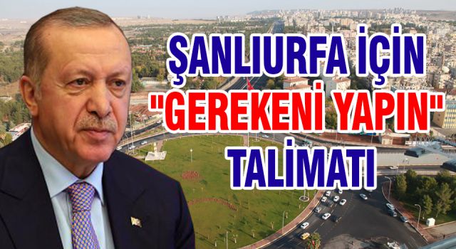 Erdoğan'dan Bakan Koca'ya Urfa talimatı...