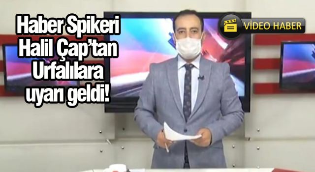 Güneydoğu Haber Spikeri, haberleri maskeyle sundu