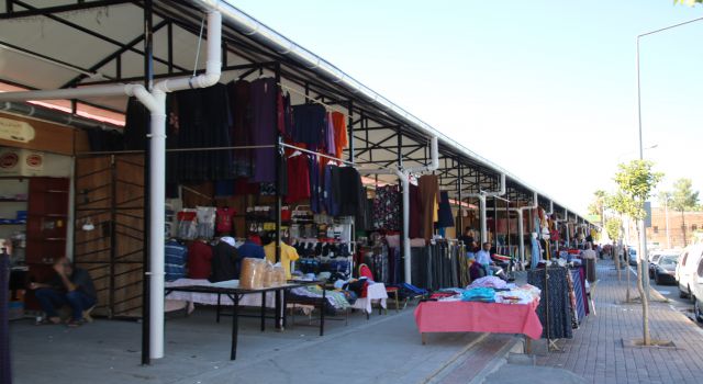 Haleplibahçe Çarşısı’ndaki işyerleri yenilendi