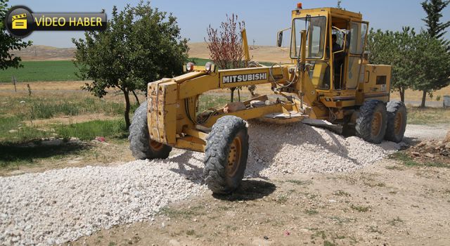 Haliliye’de yol yapım çalışmaları sürüyor