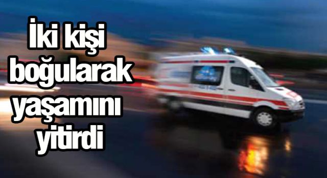 Urfa'da otomobil sulama kanalına uçtu