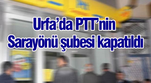 Urfa'da PTT personellerinde korona virüs çıktı