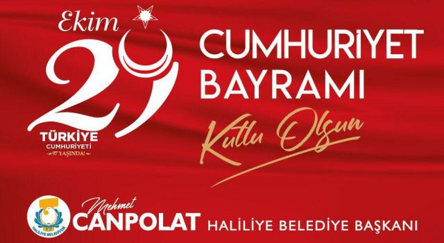 Başkan Canpolat'tan 29 Ekim kutlaması