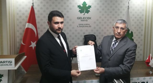 Gelecek Partisi ilçe başkanı istifa etti