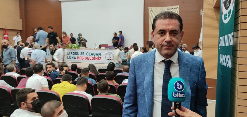 Şanlıurfa Barosu yeni başkanı belli oldu