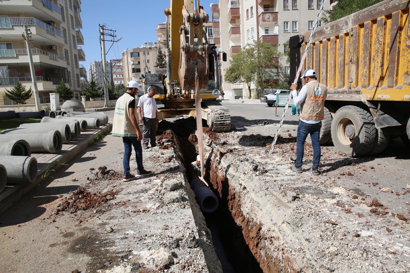 Haliliye’deki 5 mahallede 'yağmur suyu drenaj' çalışması