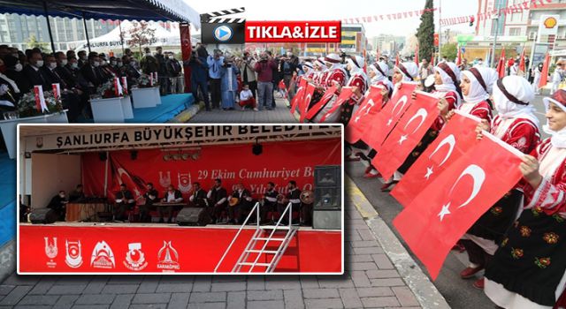 29 Ekim Urfa'da coşkuyla kutlandı