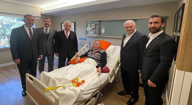 Binali Yıldırım’dan Badıllı’ya geçmiş olsun ziyareti