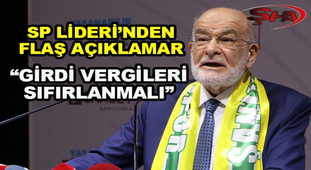 Karamollaoğlu’ndan Urfa’da işçileri sevindirecek talep!