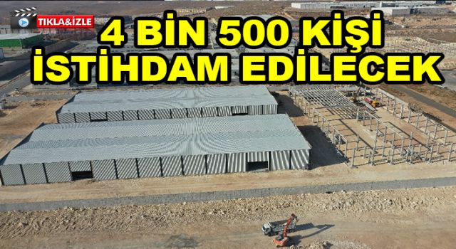 Urfa’da 6 fabrikanın yapımı sürüyor