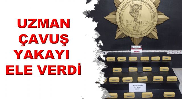 Urfa’da görev yapan uzman çavuş eroinle yakalandı