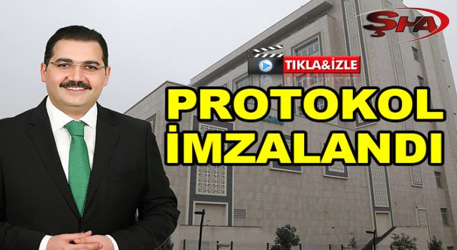 Haliliye Belediyesi'nden takdir edilen hamle! Protokol imzalandı