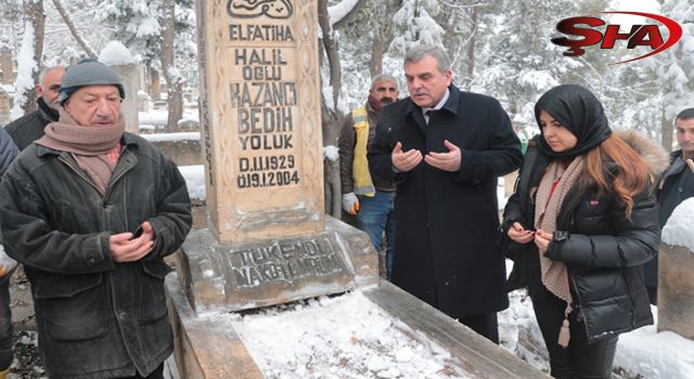 Kazancı Bedih mezarı başında anıldı