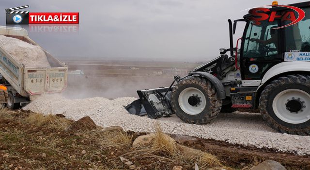 Haliliye’de kırsal 3 mahallede yol çalışmasına başlandı  