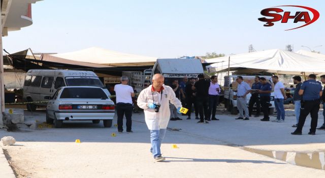 Urfa'da pazar yerinde otomobili taradılar