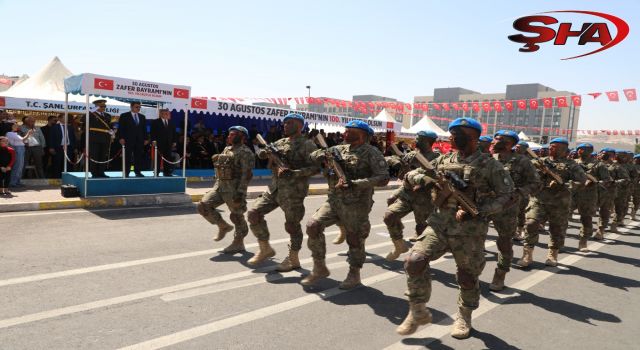 Zafer Bayramı Urfa'da coşkuyla kutlandı