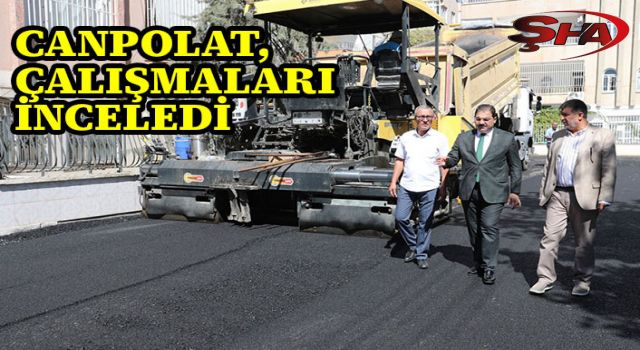 Başkan Canpolat ile sıcak asfalt çalışmaları başladı