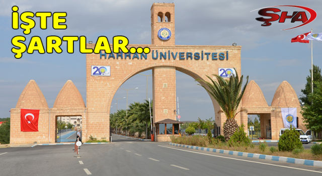 Harran Üniversitesi personel alımı yapıyor