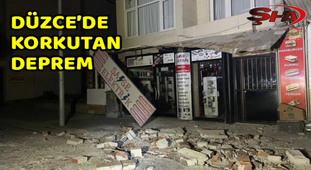 Düzce'de 5.9 şiddetinde deprem