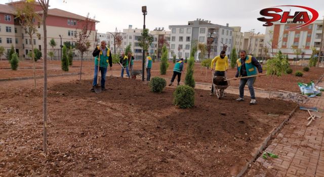 Karaköprü'de parklar kışa hazırlanıyor