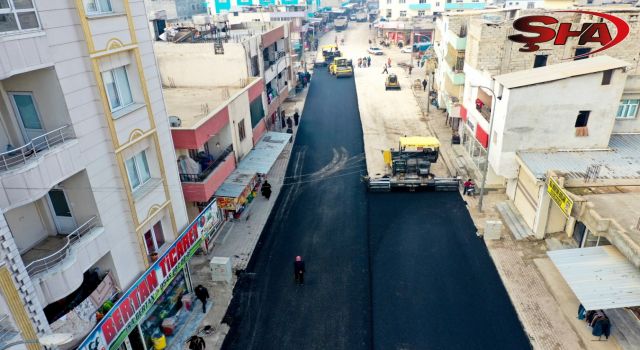 Akçakale’de o cadde konforlu ulaşıma kavuşuyor