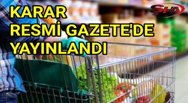 Zincir marketlerle ilgili yeni karar!