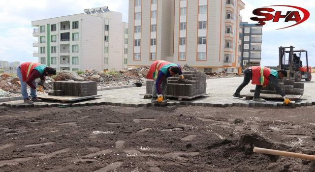 SEYRANTEPE’DE YOLLAR PARKEYLE DÖŞENİYOR