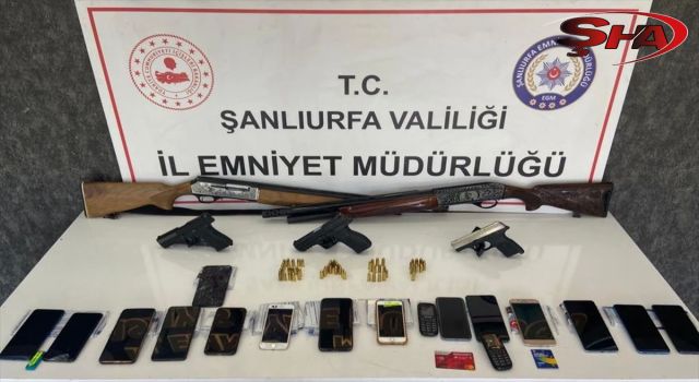 Urfa’da şantaj çetesine operasyon: 16 gözaltı