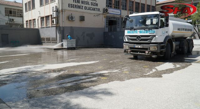 Haliliyede eğitim dönemi öncesi temizlik atağı