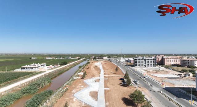 Harran’da yeni mesire alanında çalışmalar devam ediyor