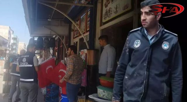 Bayrak dağıtan zabıta amiri bıçaklandı