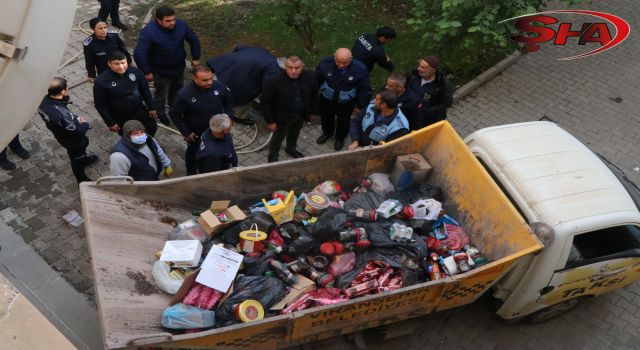 Viranşehir’de son kullanma tarihi geçmiş ürünler imha edildi