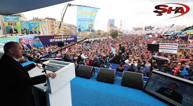 Erdoğan, “Bizim siyasetimiz eser ve hizmet siyasetidir”