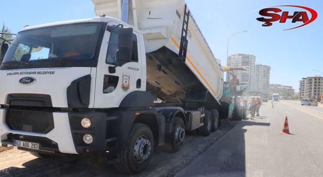 Urfa’da deforme olan yollar asfaltlanıyor