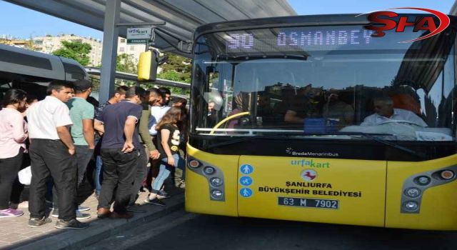 Urfa'da şehir içi otobüslerinde yeni uygulama...