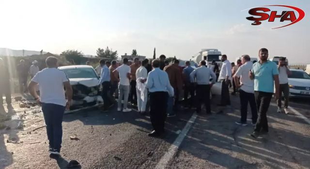 Urfa’da zincirleme trafik kazası