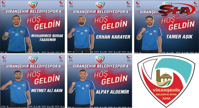 Viranşehir Belediyespor'da beş transfer birden