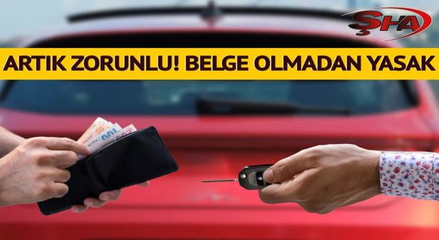 Bu belgeyi almayanlar araçların direksiyonuna geçemeyecek