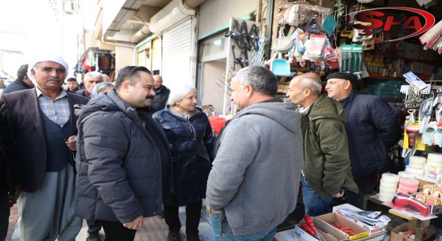 EŞ BAŞKANLAR İNAN VE YORGUN, ESNAFI DİNLEDİ