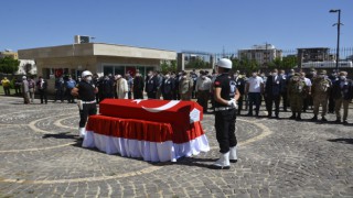 Şehit polis için tören düzenlendi