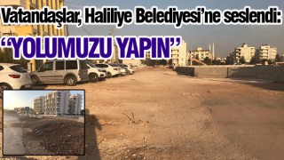 Sırrın Mahallesi'nde bozuk yol isyan ettirdi!