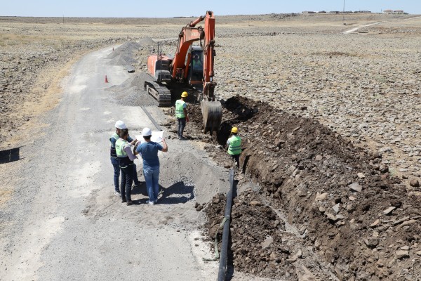 Şanlıurfa kırsalında su sorunu çözüme kavuşuyor