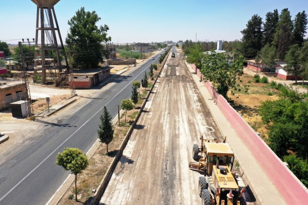 Akçakale Prestij Caddesi’nde yeni etap çalışması başladı