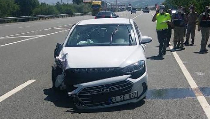 Polis memuru Malatya’da trafik kazası geçirdi